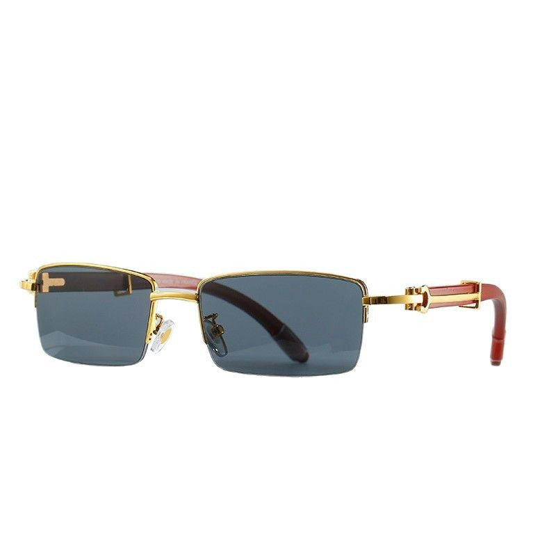 Damen modische Sonnenbrille mit elegantem Metallrahmen und hochwertigen Gläsern Karnz
