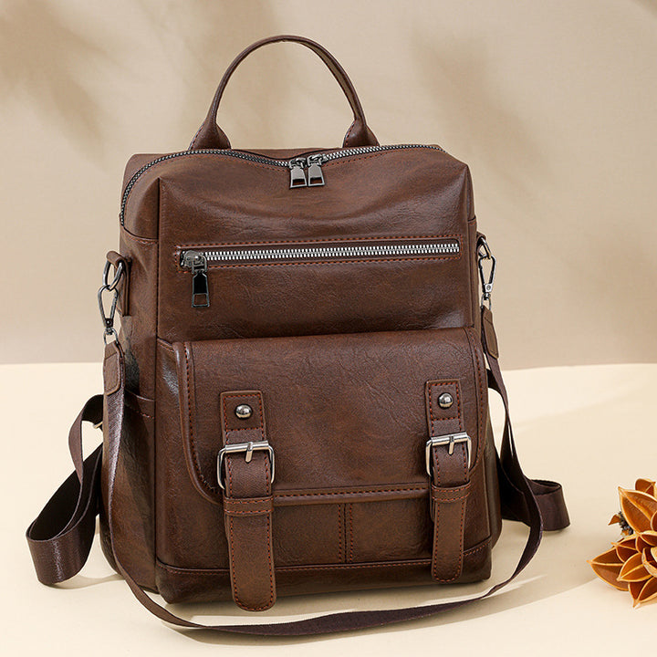 Vintage Leder Rucksack Karnz