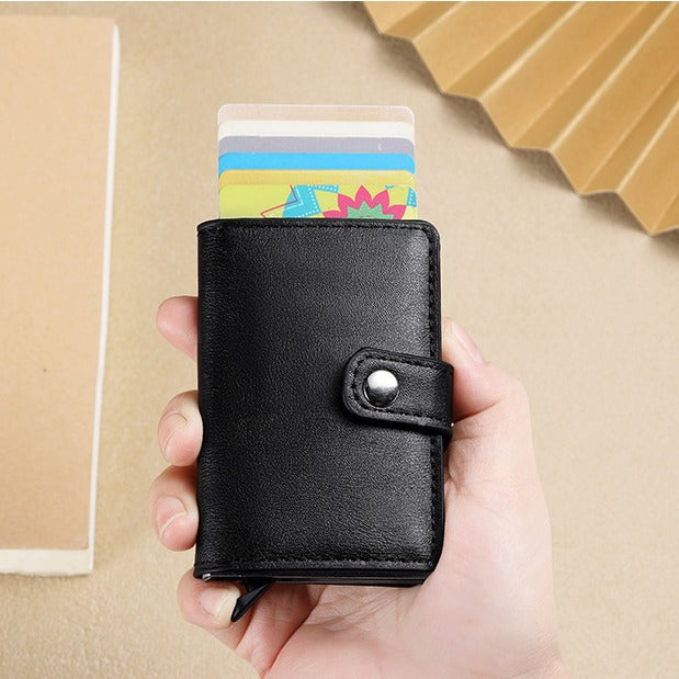 RFID-Blockierende Leder-Kartenhalter Karnz