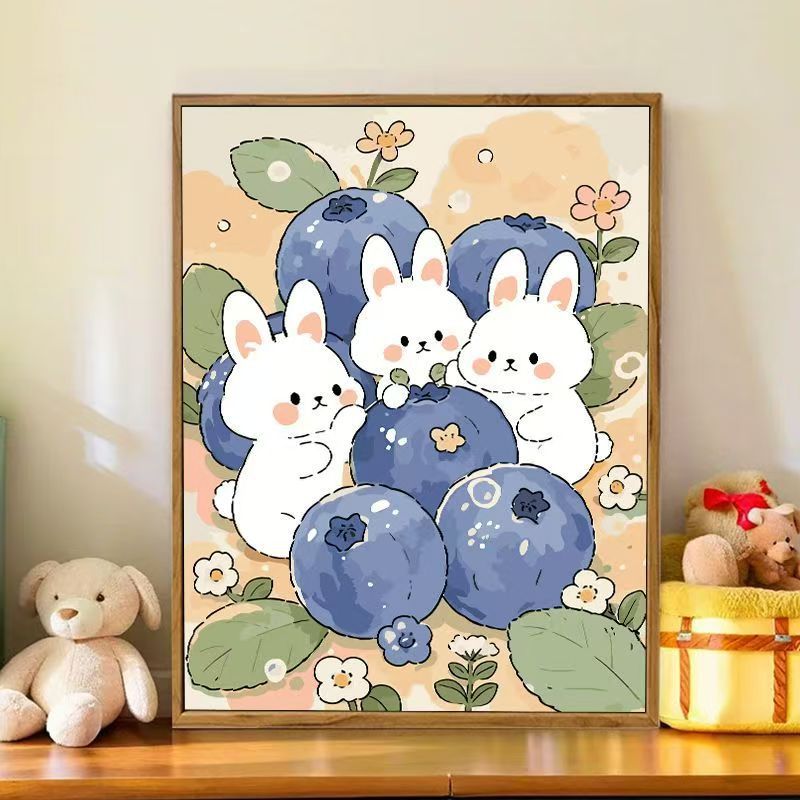 Verspielt Bunny-Thema Wandkunst Karnz