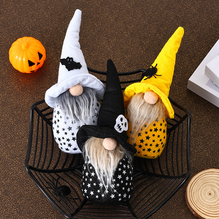 Dekorative Halloween Gnom Figur Karnz