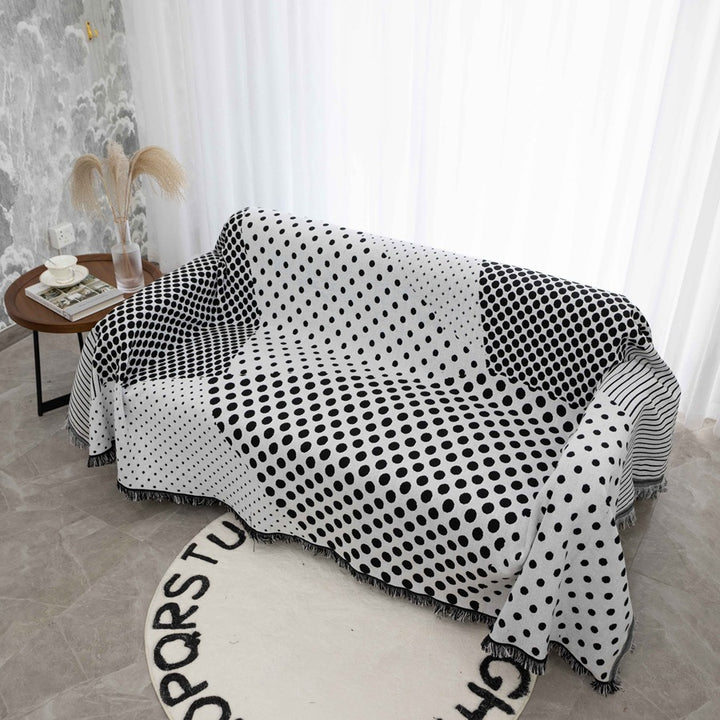 Stylische Bohemian Fransen-Werfen-Decke