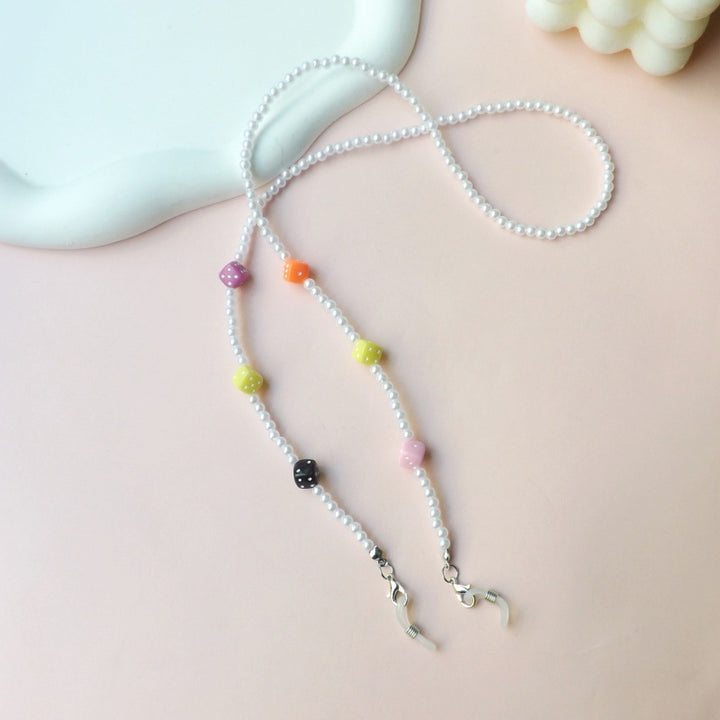 Elegante Perlen-Brillenkette Karnz