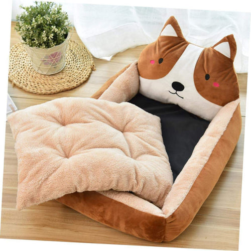 Niedlicher tierisches Plüsch Hundebett