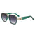 Damen modische Sonnenbrille im ikonischen achteckigen Design Karnz