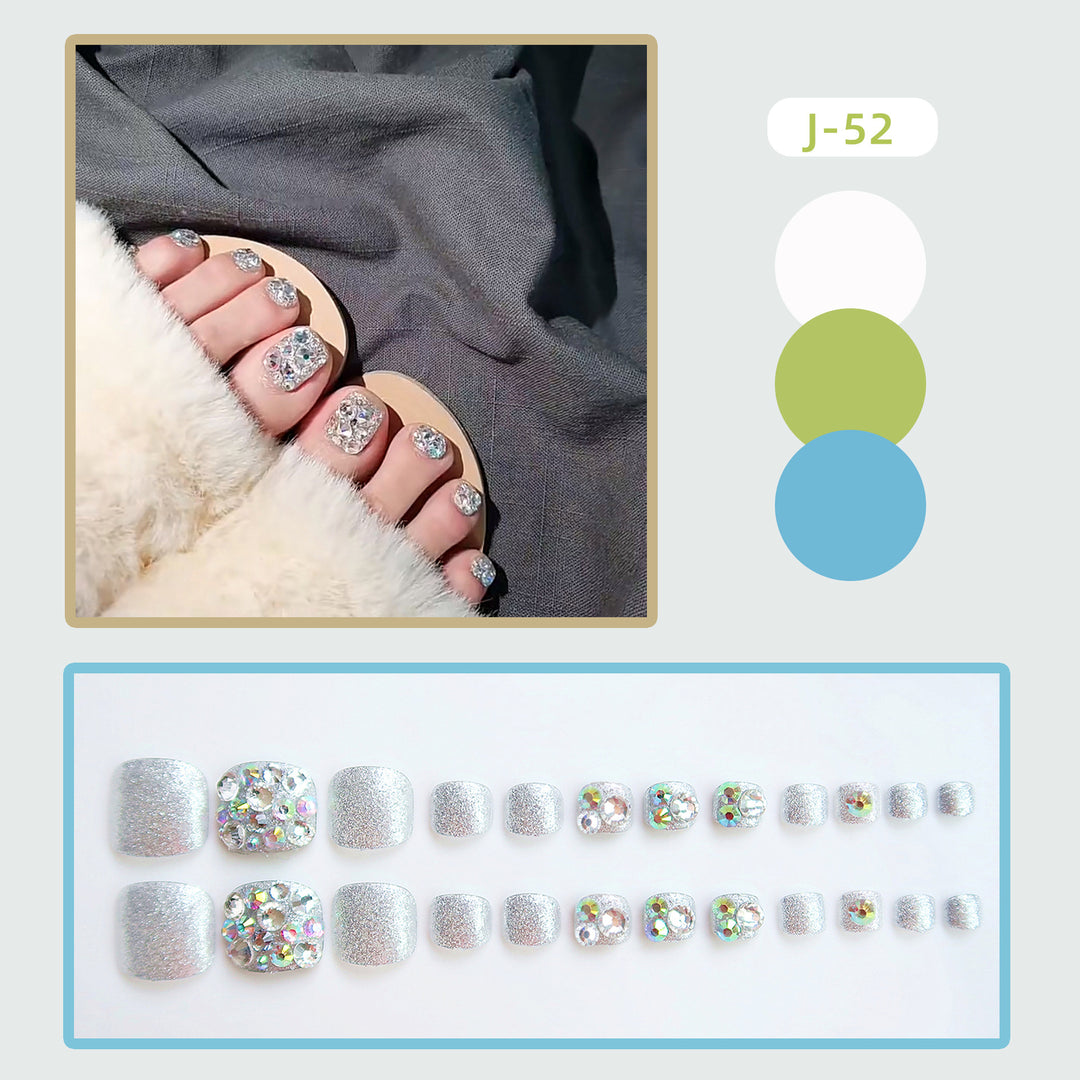 Glitzernde, mit Schmucksteinen verzierte Sandalen Karnz