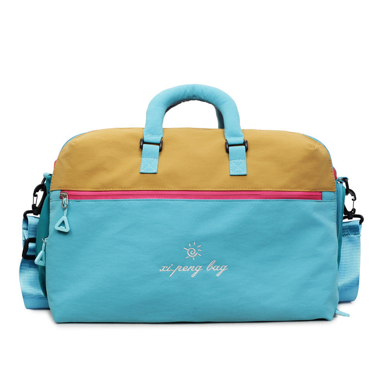 Vielseitige Farbblock Duffle Bag