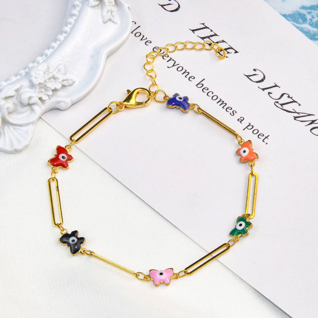 Künstlerisches Eye Charm Armband Karnz