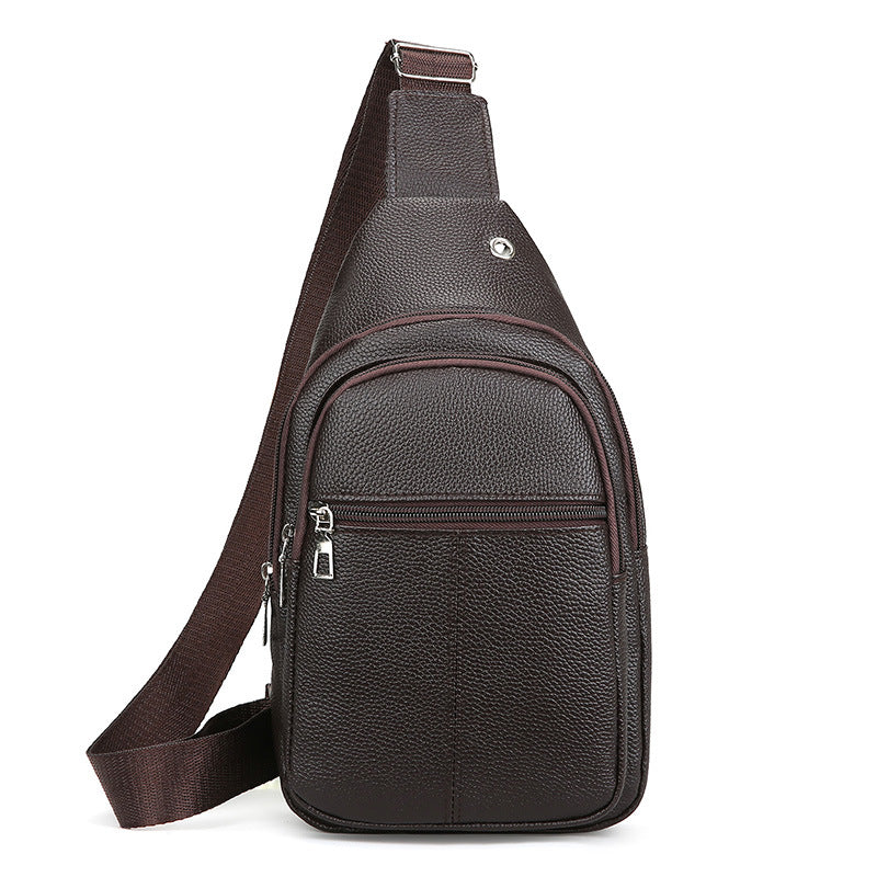 Premium Leder Sling Rucksack Karnz