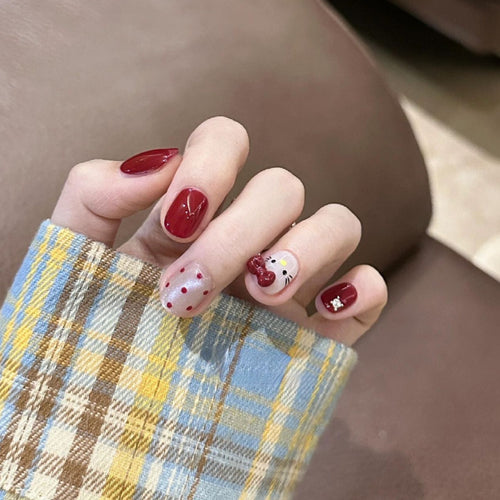 Kunstnagelset mit Verspielten Motiven Karnz