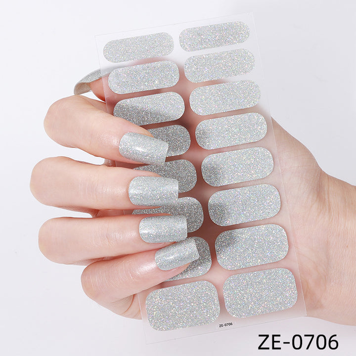 Glitter-Finish-Nagelüberzüge