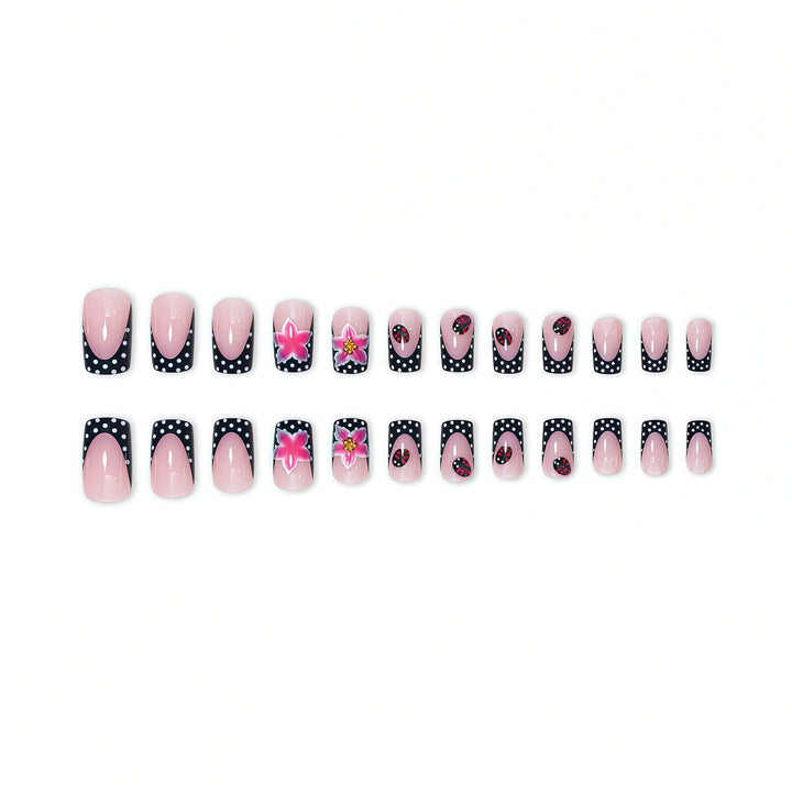 Blumenmuster Nail Art Extensions Karnz