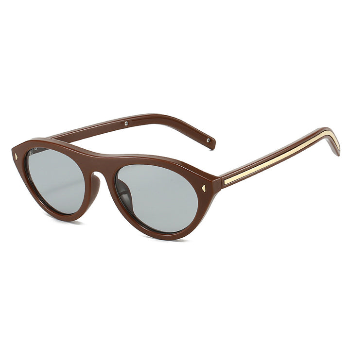 Retro-inspirierte geometrische Sonnenbrille Karnz