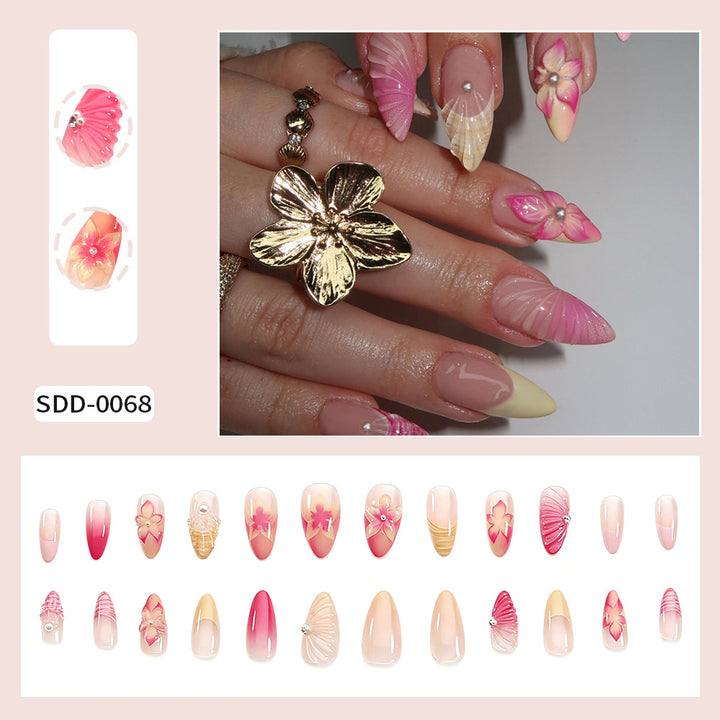 Florales Design Press-On Nagel Set