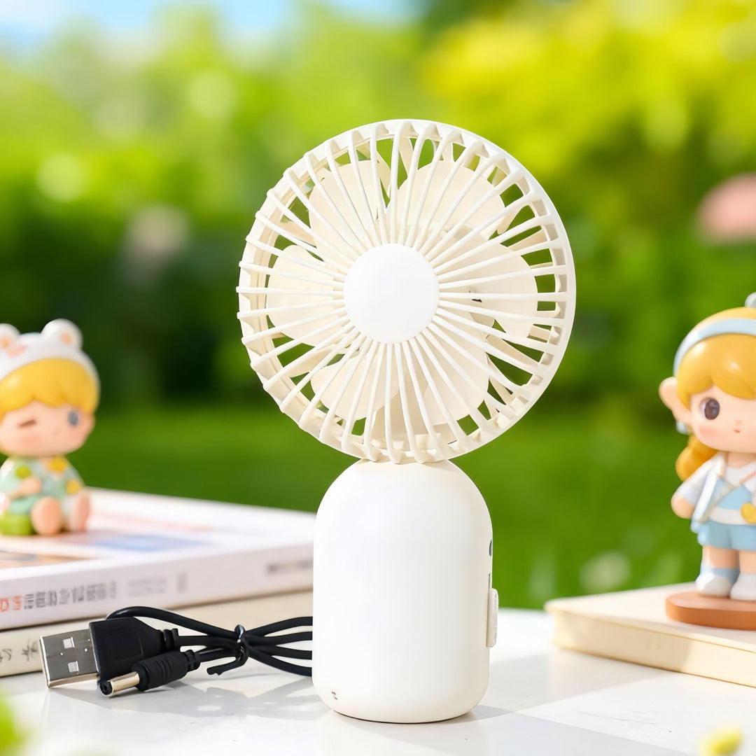 Damen Tragbarer USB Tischventilator mit flexiblem Kopf Karnz