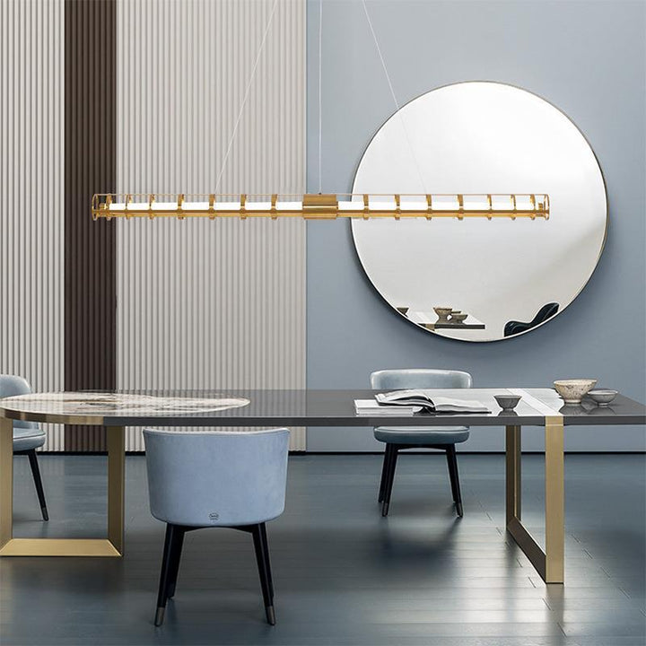 Moderne lineare Pendelleuchte