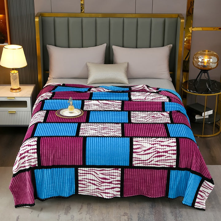 Dekoratieve Fleece-Wurfdecke