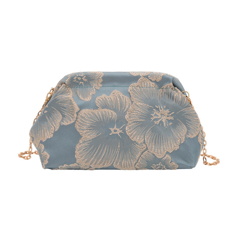 Bestickte Abendclutch Karnz