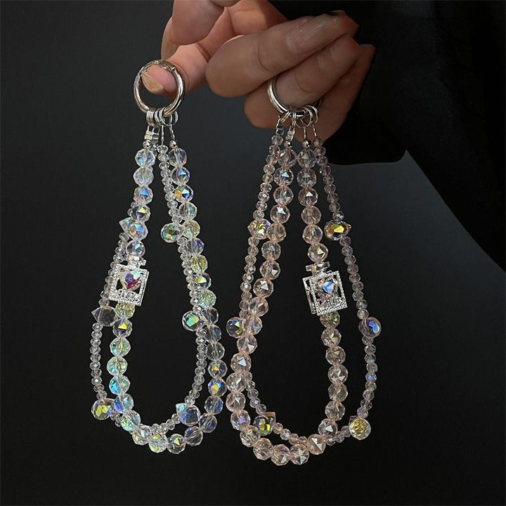 Eleganter Perlen Charm Schlüsselhalter Karnz
