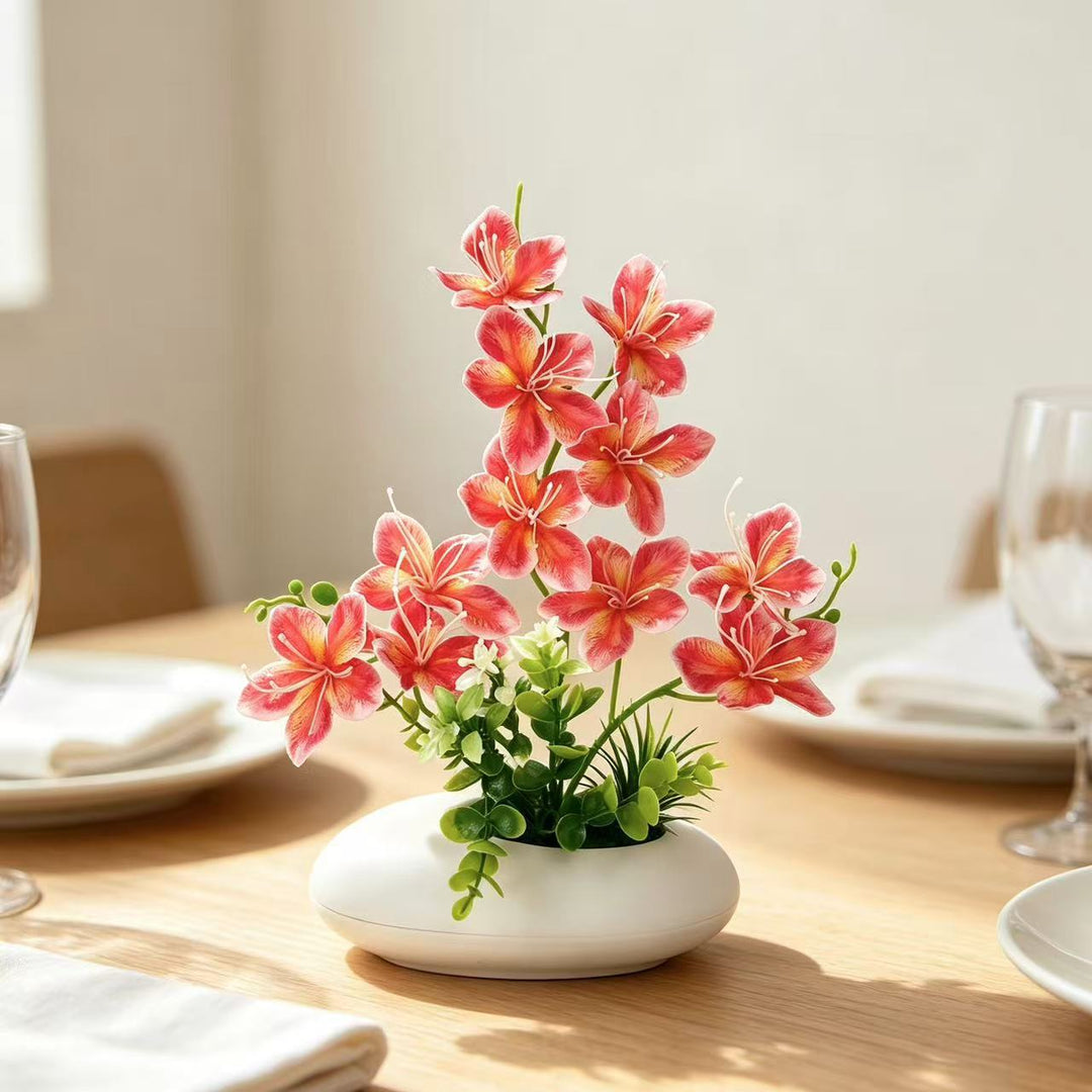 Elegante florale Mittelstück