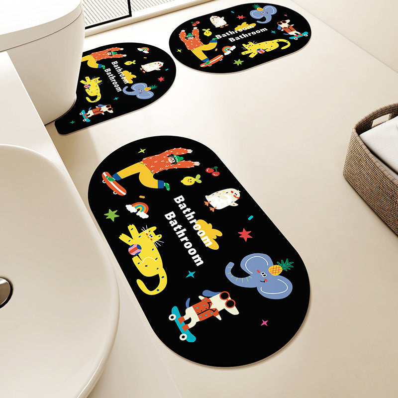 Fun Charakter Badteppich Set