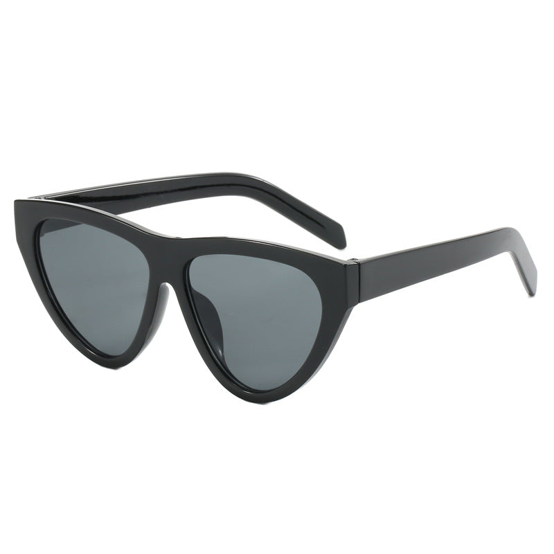 Damen futuristische Cat-Eye Sonnenbrille mit hochwertigem Kunststoffrahmen Karnz