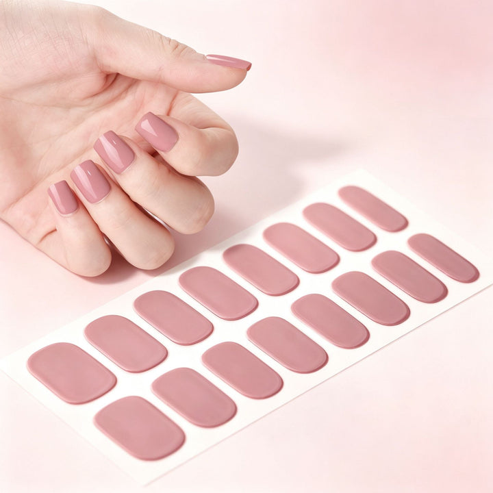 Premium Glänzendes Press-On-Nagel-Set
