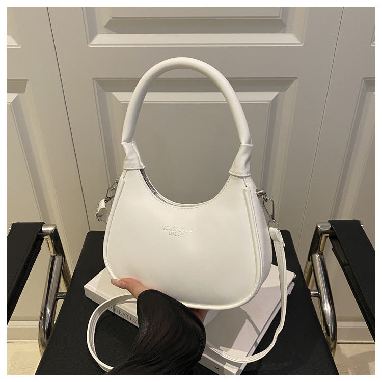 Chic Strukturierte Schultertasche