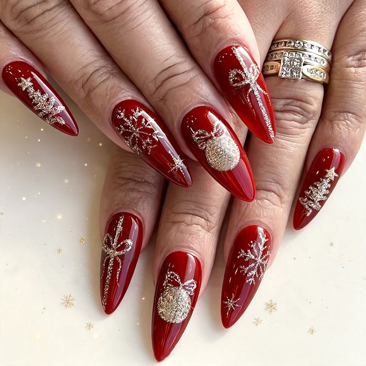Festliches thematisches dekoratives Nagelset Karnz
