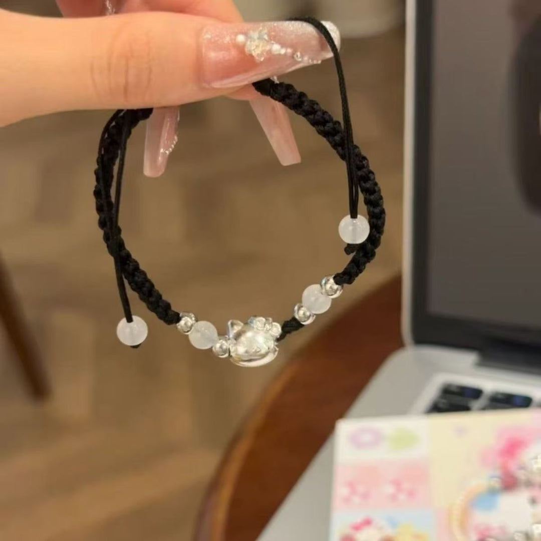 Verstellbares Katzenpfoten-Anhänger-Armband Karnz