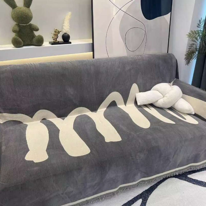 Künstlerische abstrakte Muster Sofa Wurfdecke