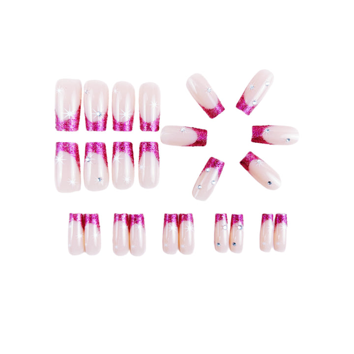Funkelnd Elegante Stiletto Nagelerweiterungen Karnz