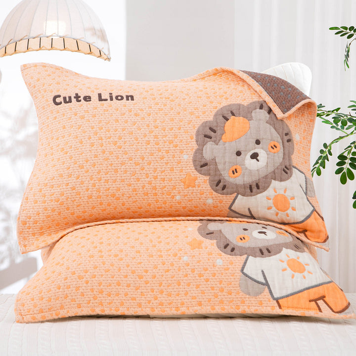 Damen Kissenbezug mit fröhlichem Pinguin-Motiv Karnz
