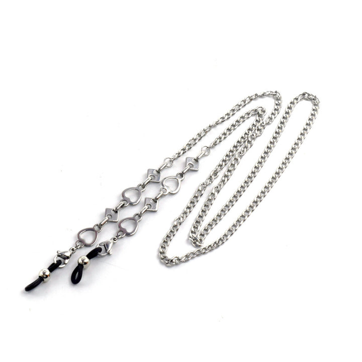 Stylische Metall-Link-Brillekette Karnz