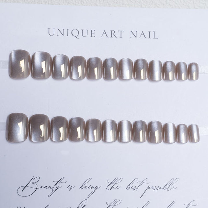 Iridescent Gel Press-On-Nagelverlängerungen