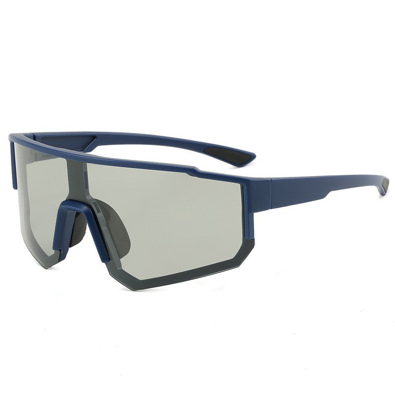 Damen Sportliche Schutzbrille mit innovativem, breiten Rahmen und polarisierenden Gläsern Karnz