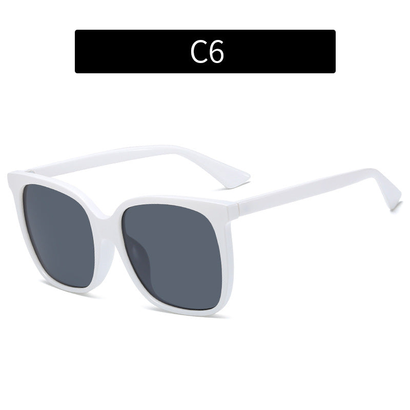 Oversized transparente Rahmen Sonnenbrille
