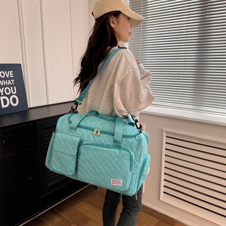 Geräumige gesteppte Wochenend-Duffle-Tasche Karnz