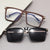 Damen elegante quadratische Designerbrille Karnz