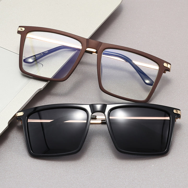 Damen elegante quadratische Designerbrille Karnz