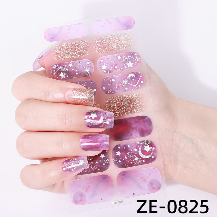 Himmels-Themen Nagelkunst Wraps