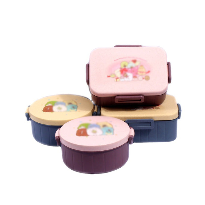 Süßer tierisch gestalteter Bento-Lunchbehälter