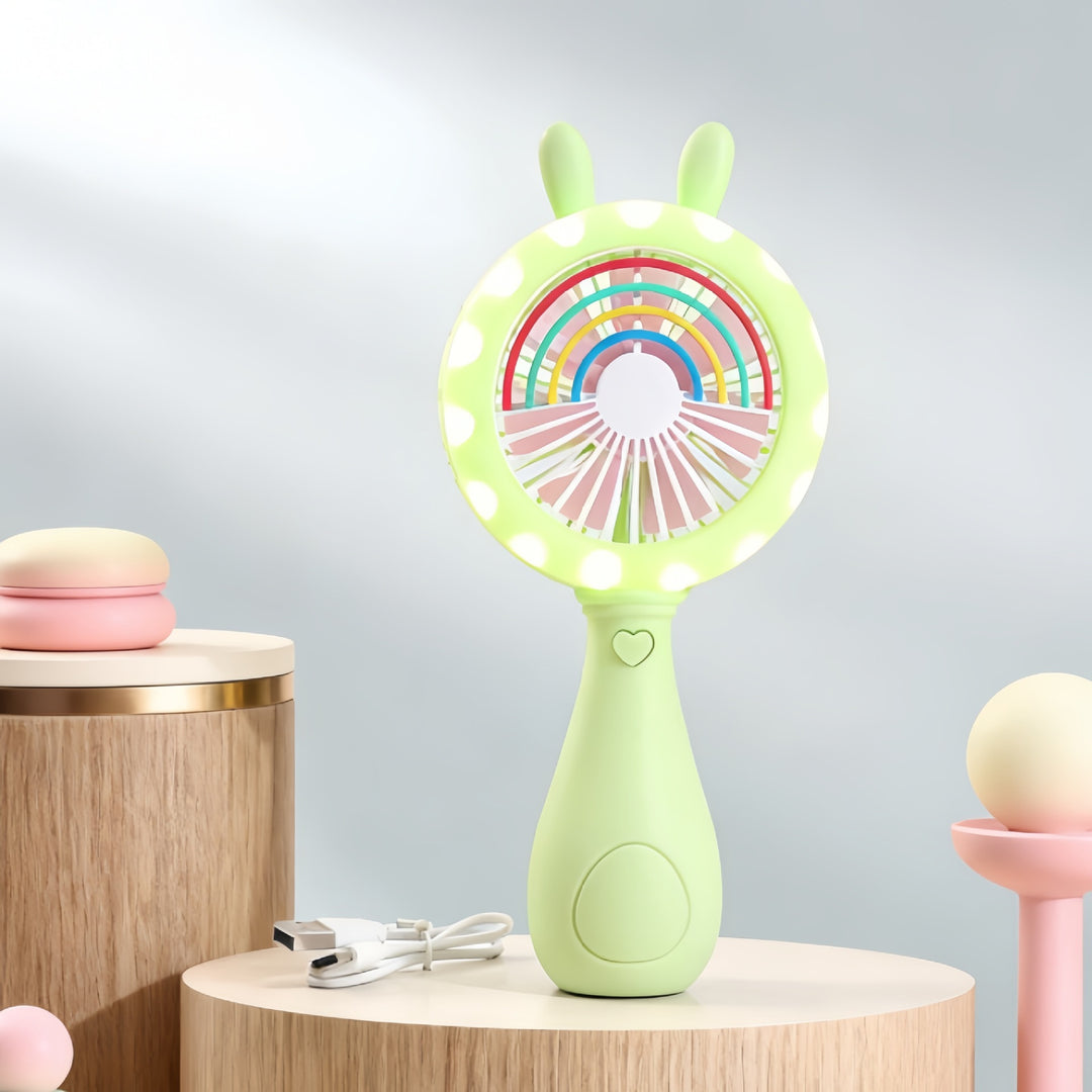 Damen Tragbarer Handventilator mit kreativem Froschdesign Karnz