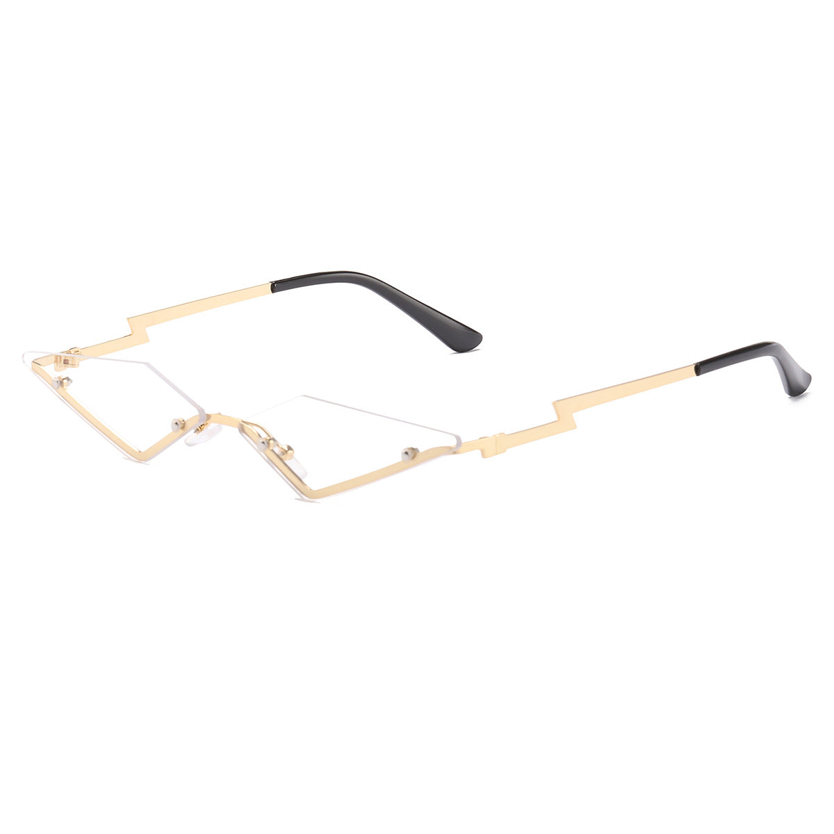 Damen Designer-Sonnenbrille mit futuristischem Rahmen Karnz