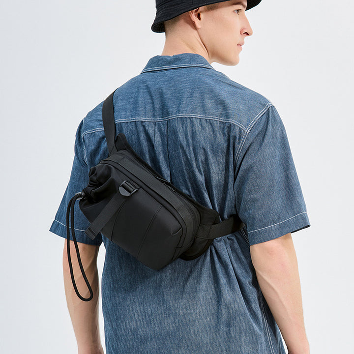 Kompakte Kordelzug Sling-Tasche Karnz