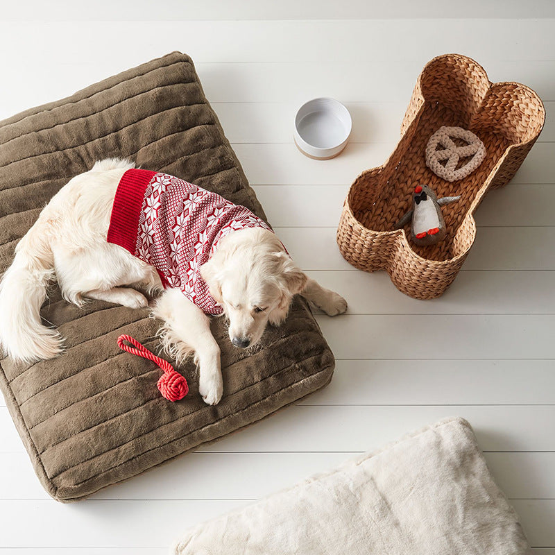 Dekorative Geflochtene Knochenförmige Korb Karnz