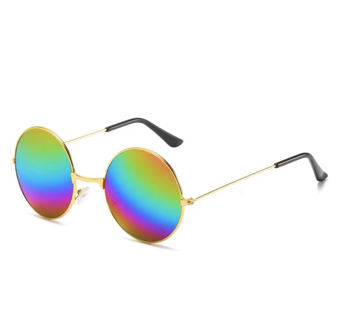 Retro Runde Glas Sonnenbrille Karnz