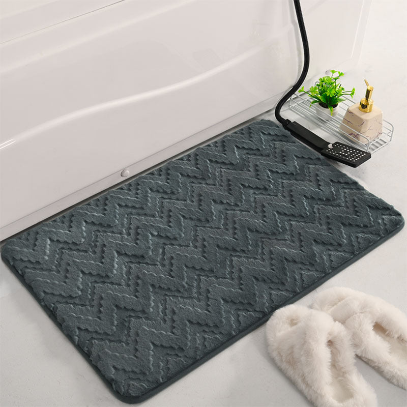 Chevron-Muster Anti-Rutsch Badematte