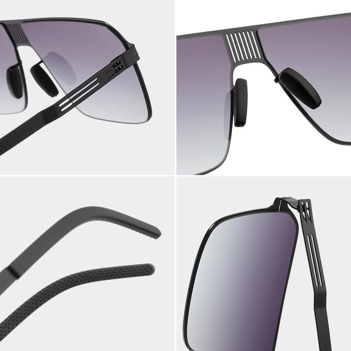 Oversized Fashion Shield Sonnenbrille Karnz