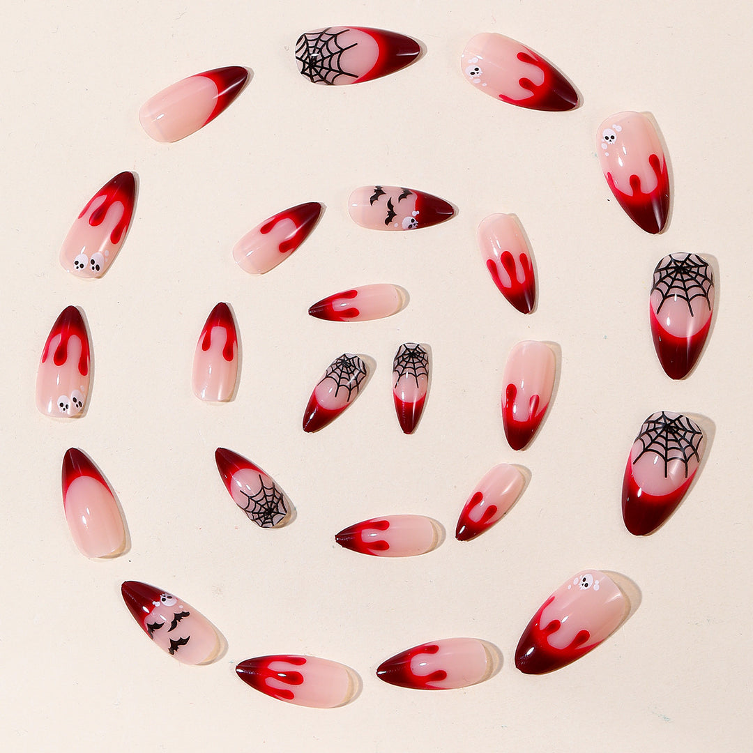 Gothic-Themed Bloody Nail Art Extensions Karnz
